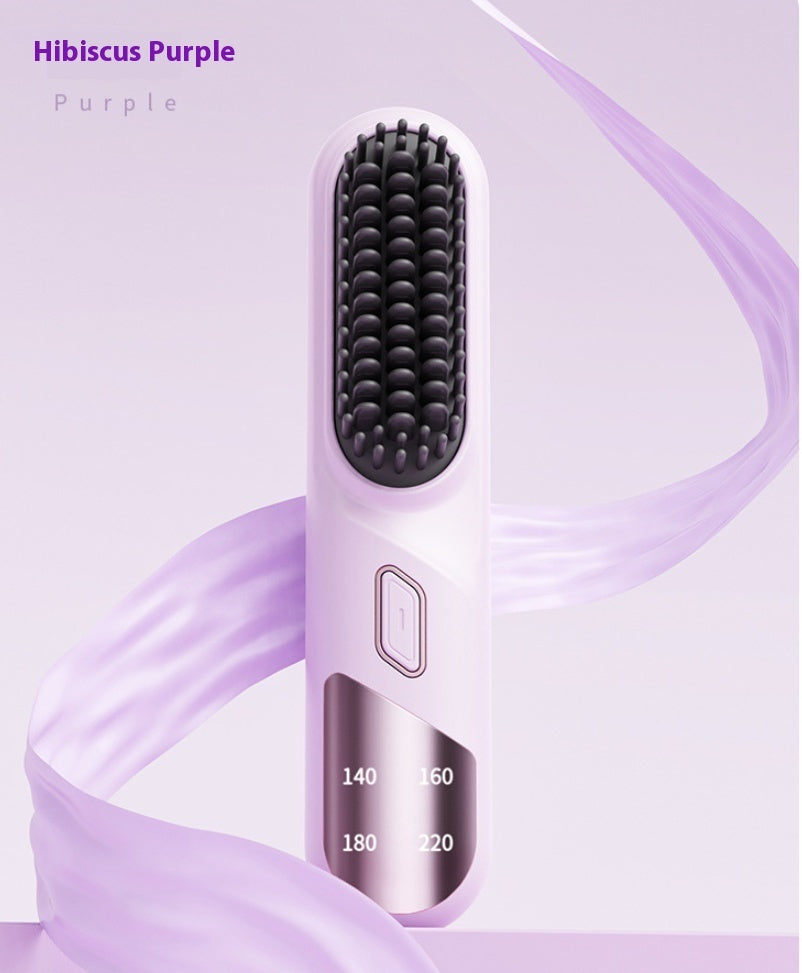 Wet Dry Hair Straightener Cordless Hair Straightener Brush