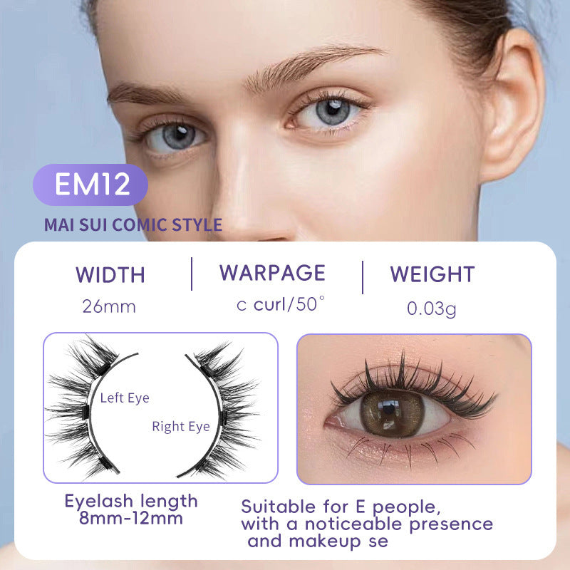 Natural Eyelashes Magnetic Suction