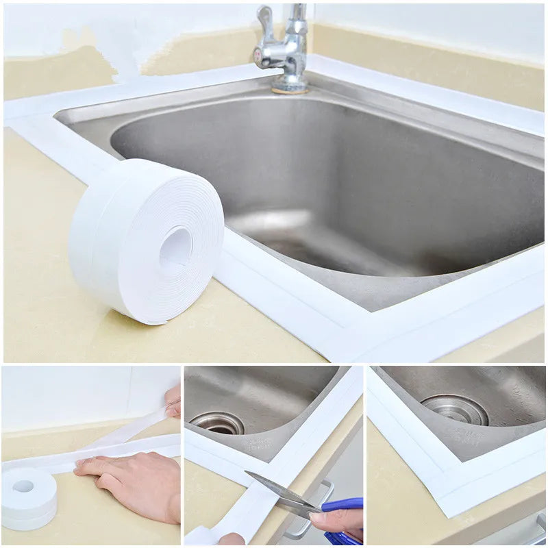 Bath Sealing Strip Tape Self Adhesive Waterproof 2