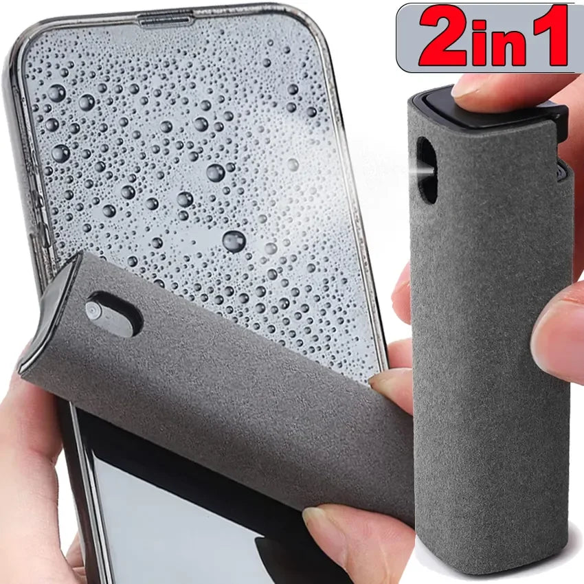 2in1 Microfiber Screen Cleaner Spray