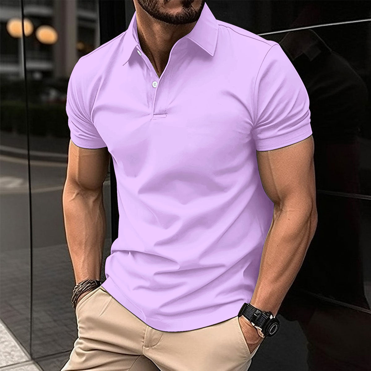 Mens Short Sleeve Polo Shirts