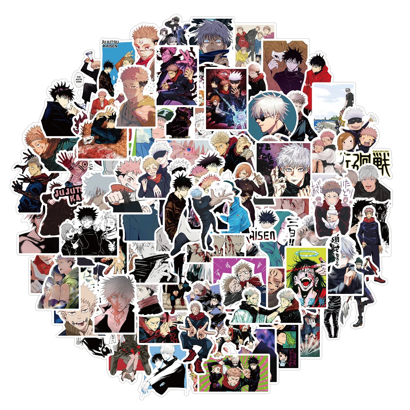 50/100pcs Anime Jujutsu Kaisen Stickers 2