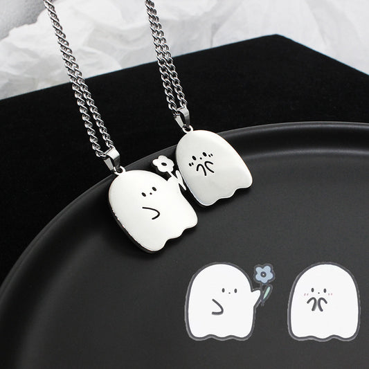 cute ghost necklace