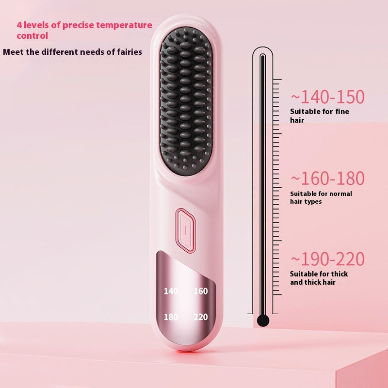 Wet Dry Hair Straightener Cordless Hair Straightener Brush