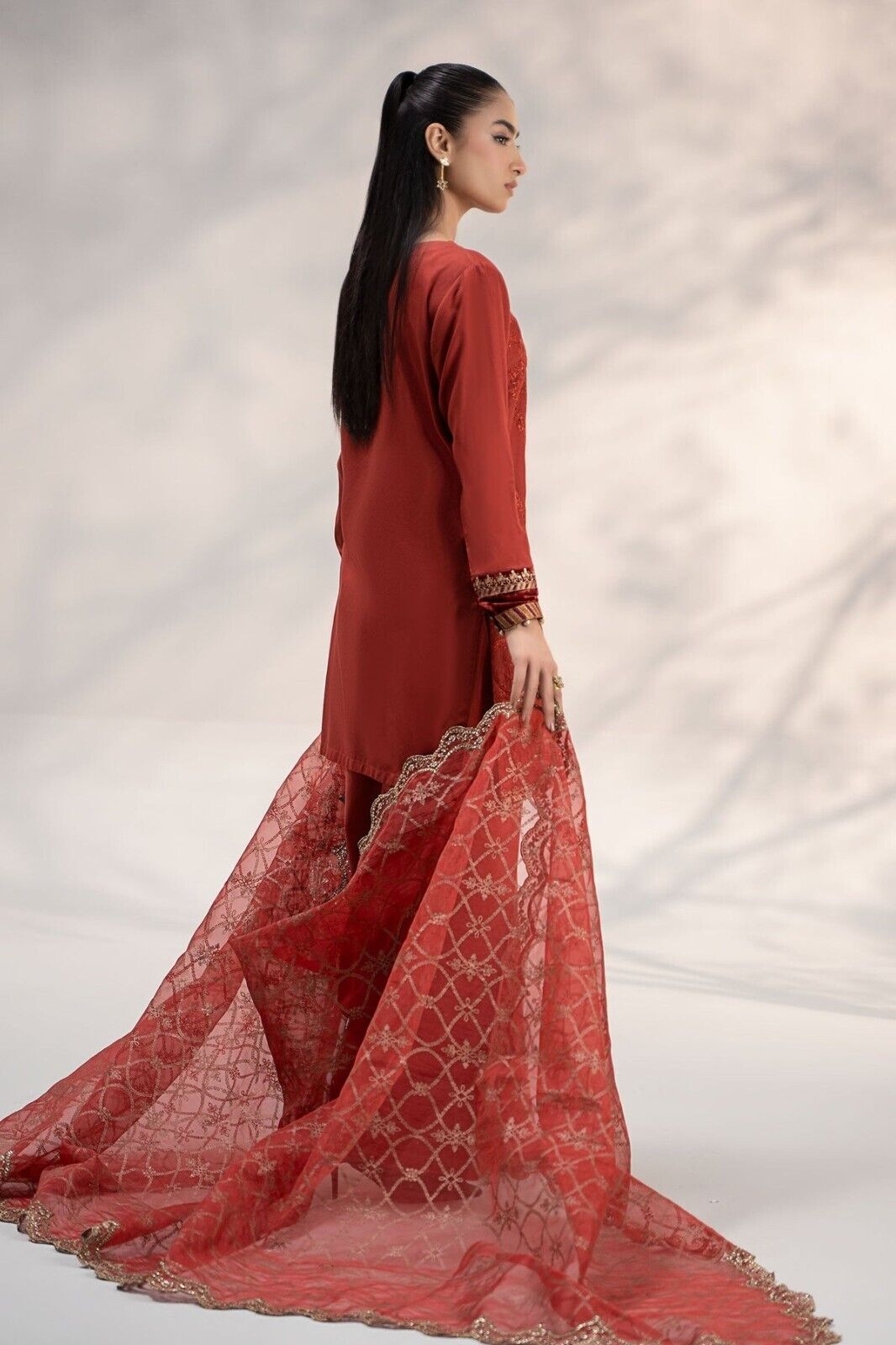 Maria B Collection Embroidered Linen Suit | Formal & Wedding Dress Salwar Kameez