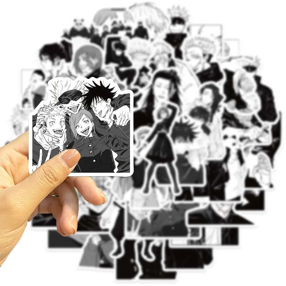 10/50Pcs Jujutsu Kaisen Sticker Pack for Kid Phone Car Laptop 6