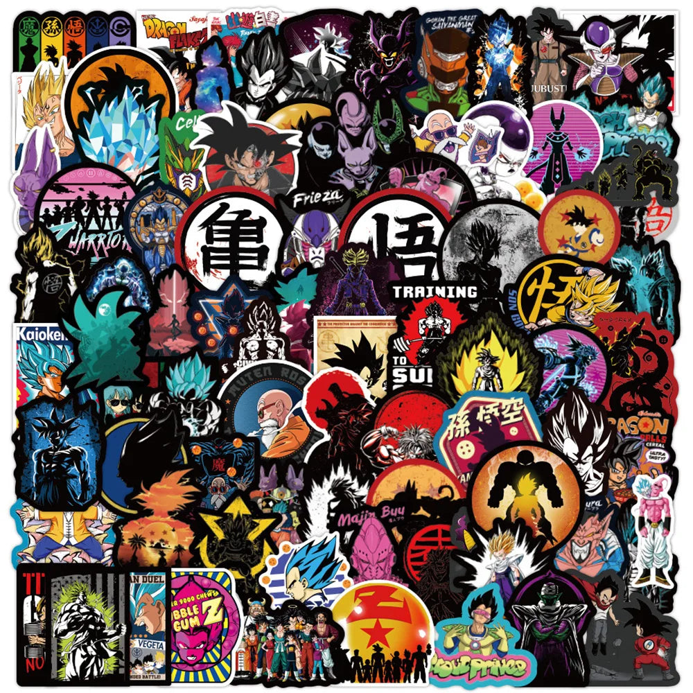 50/100pcs Dragon Ball Stickers 4