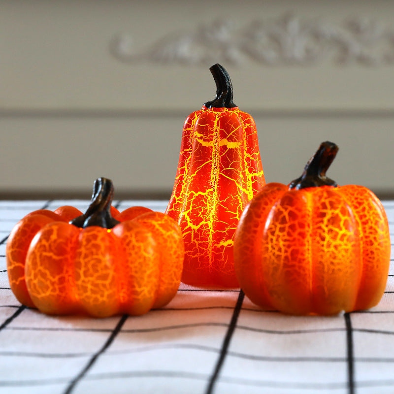 New Halloween Pumpkin Lantern LED Candle Lamp