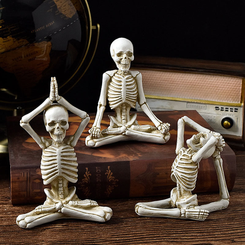 yoga skull skeleton