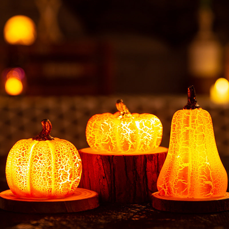 New Halloween Pumpkin Lantern LED Candle Lamp