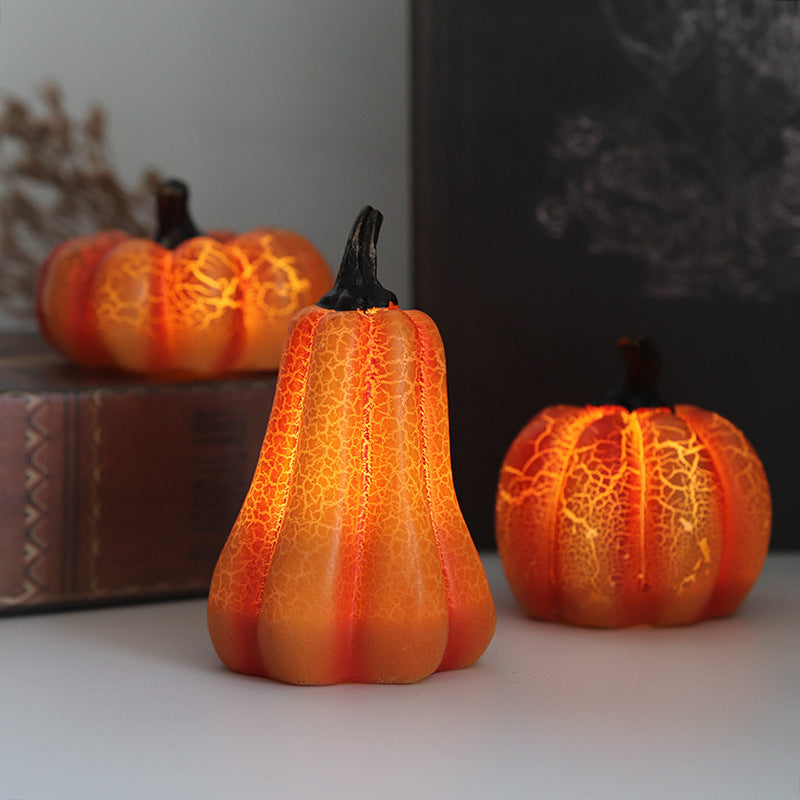 New Halloween Pumpkin Lantern LED Candle Lamp