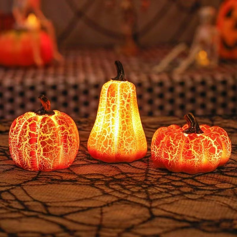 New Halloween Pumpkin Lantern LED Candle Lamp