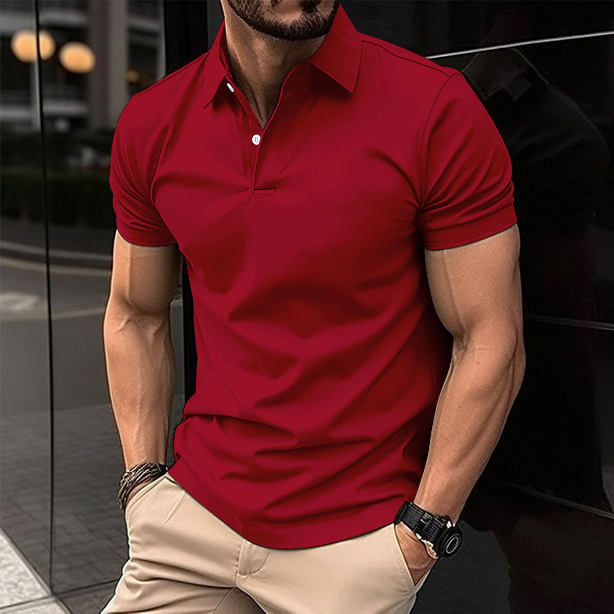 Mens Short Sleeve Polo Shirts