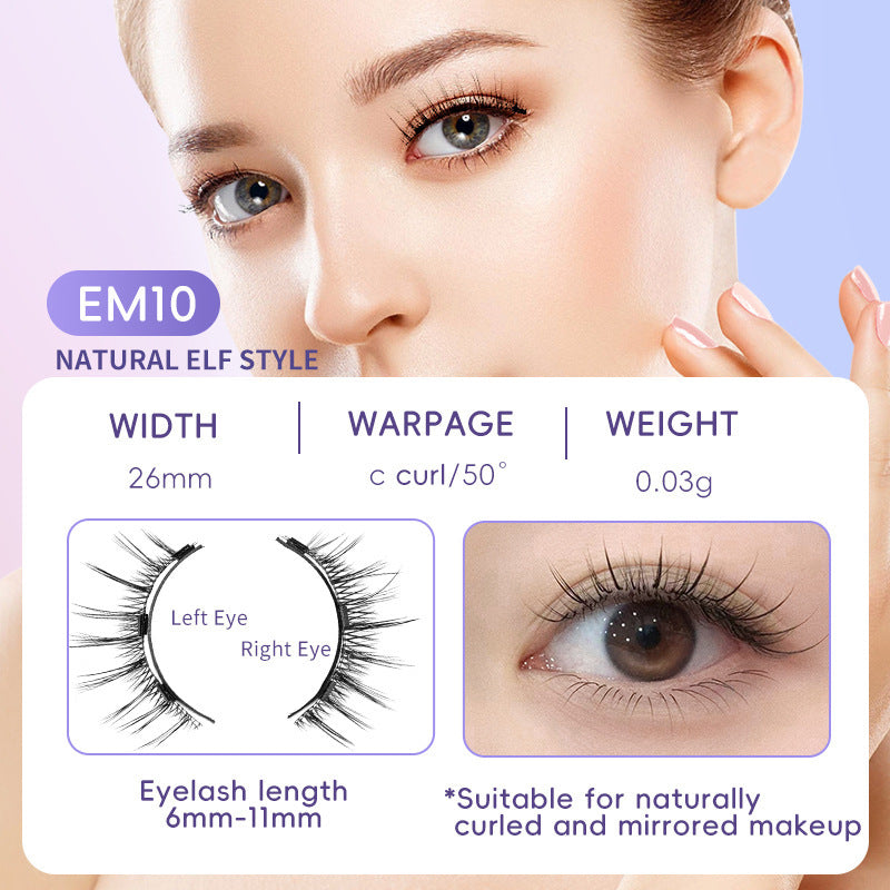 Natural Eyelashes Magnetic Suction