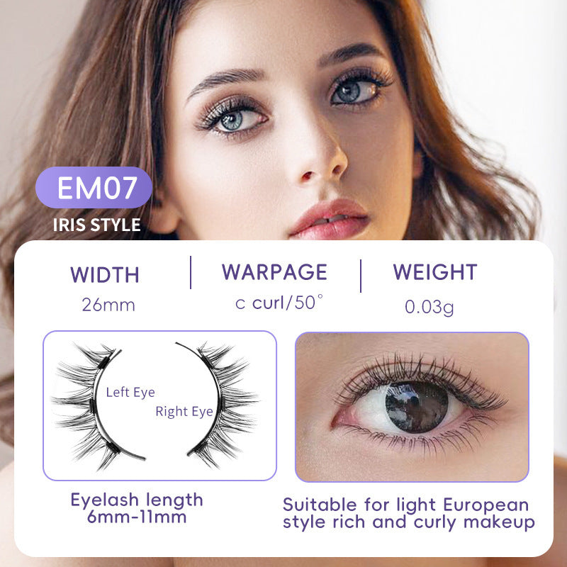 Natural Eyelashes Magnetic Suction