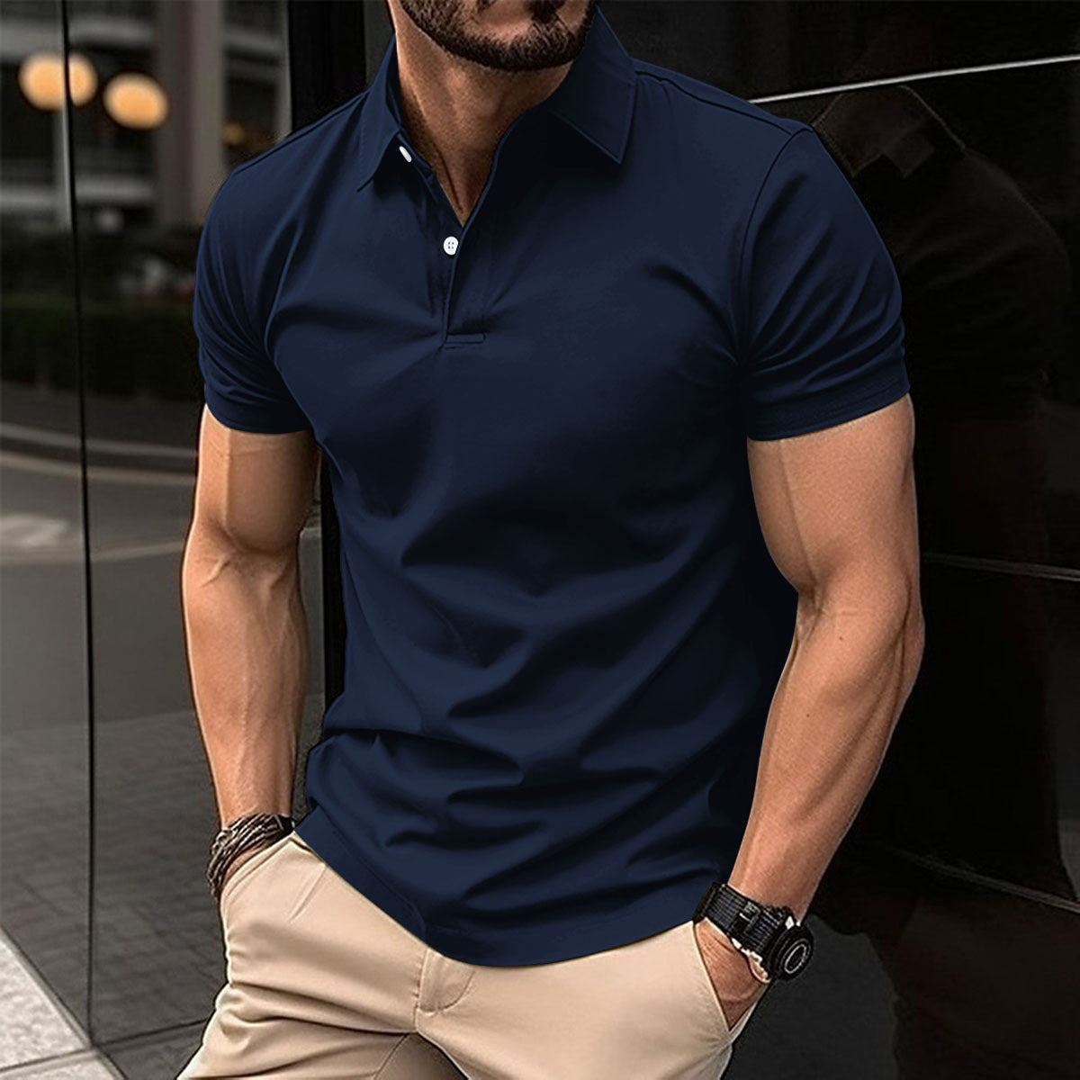 Mens Short Sleeve Polo Shirts