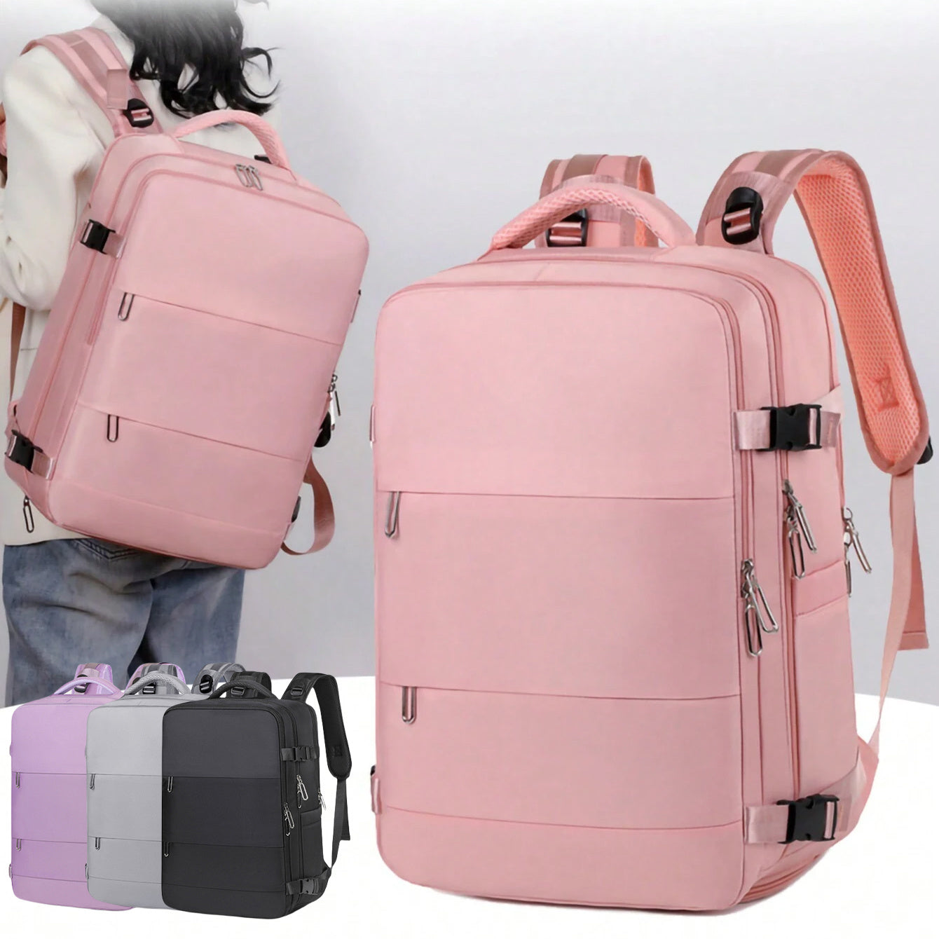 Large-Capacity Travel Backpack for Women