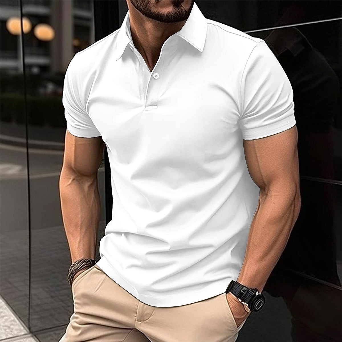 Mens Short Sleeve Polo Shirts