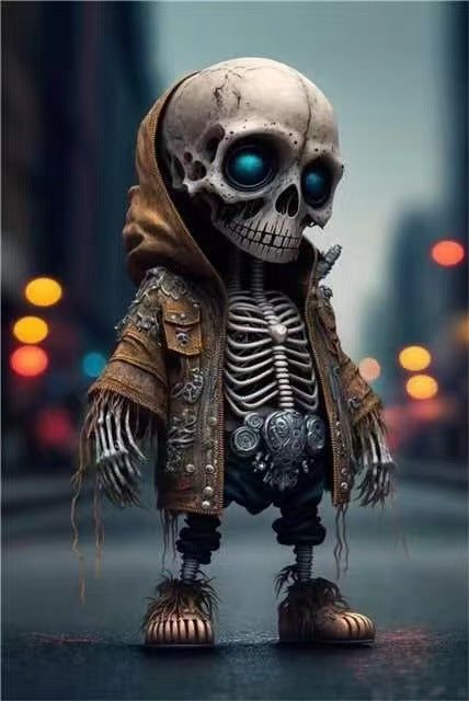 Halloween Cool Skeleton Figurines