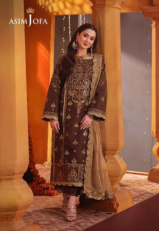 Asim Jofa Unstitched Collection: Elegant Pakistani Designer Salwar Kameez for Formal Wear, Stylish & Comfortable