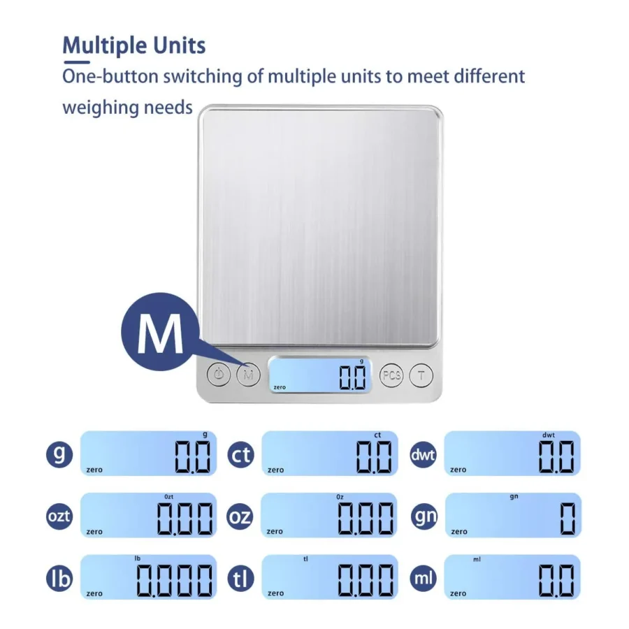 Digital Kitchen Scale 3000g/ 0.1g 3