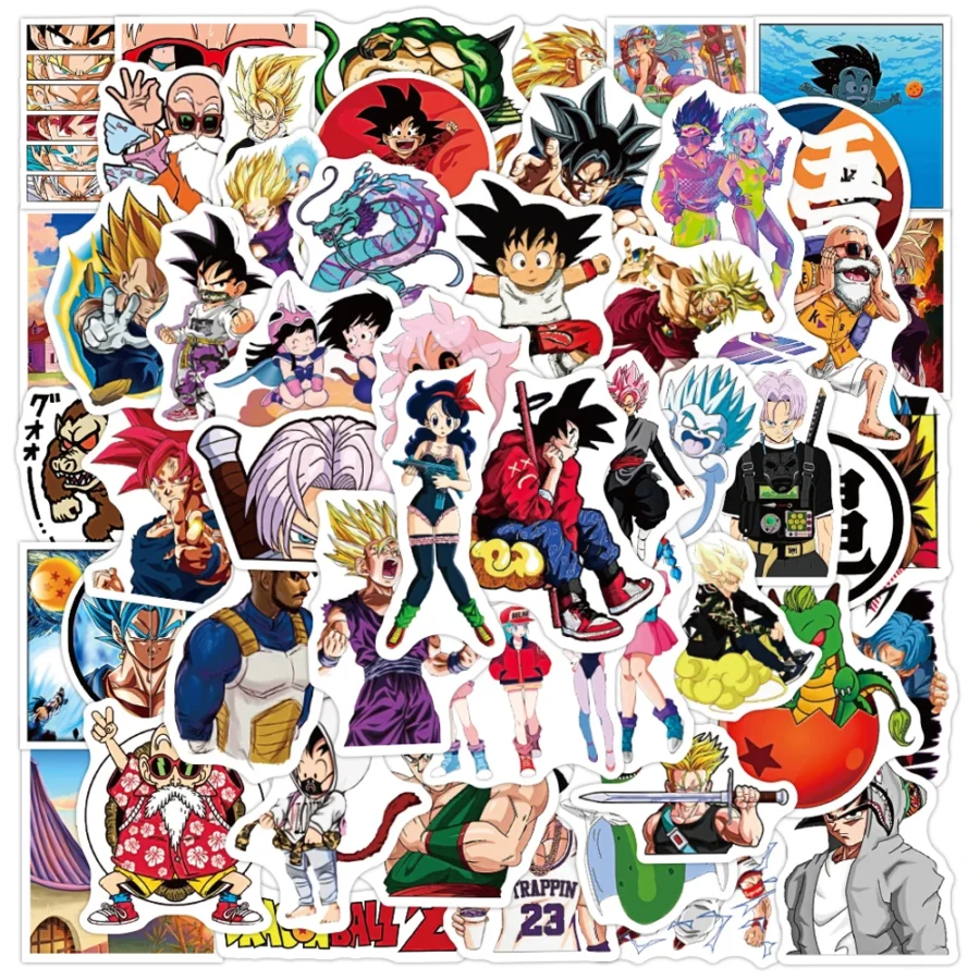 50/100pcs Dragon Ball Stickers 2