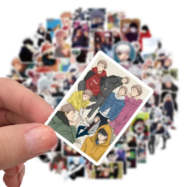 50/100pcs Anime Jujutsu Kaisen Stickers 4
