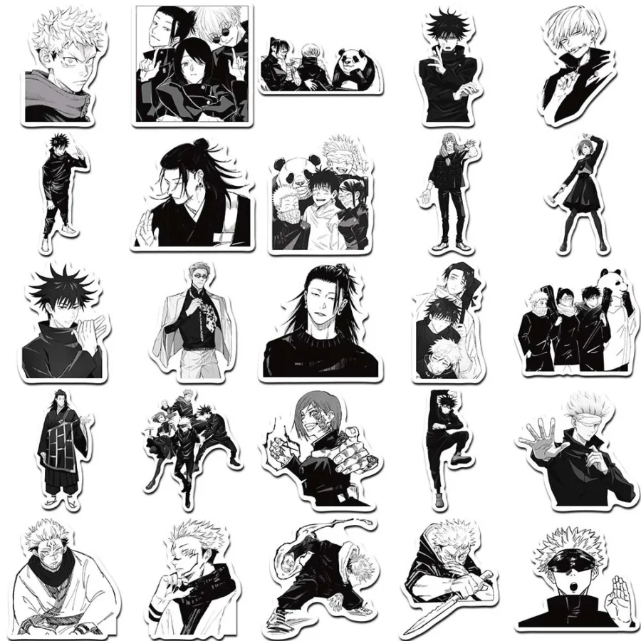 10/50Pcs Jujutsu Kaisen Sticker Pack for Kid Phone Car Laptop 2