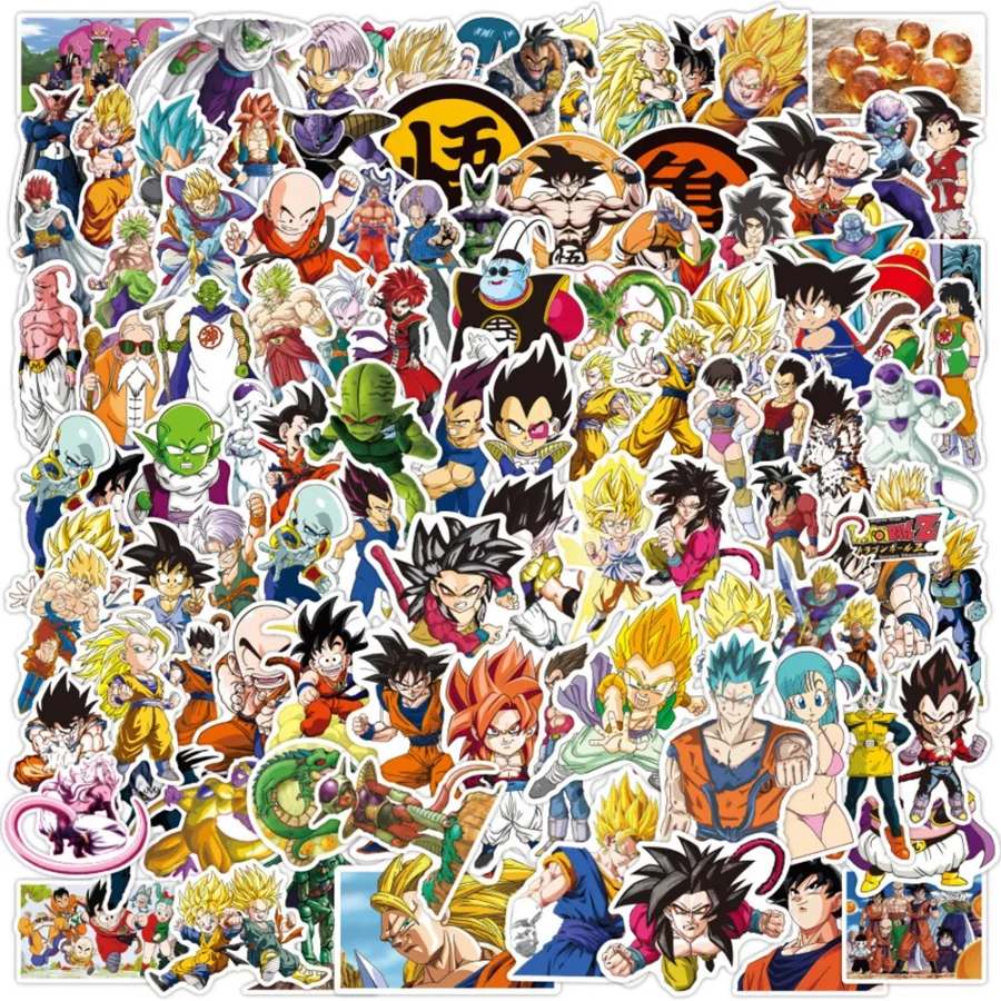 50/100pcs Dragon Ball Stickers 5